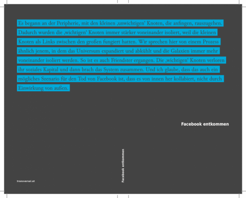 Facebook entkommen book cover