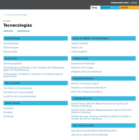 technecologies toc