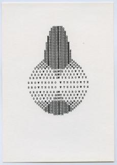 Ruth Wolf - Rehfeldt.  Growth. 1970’s. Zincography. 21 x 14.5 cm